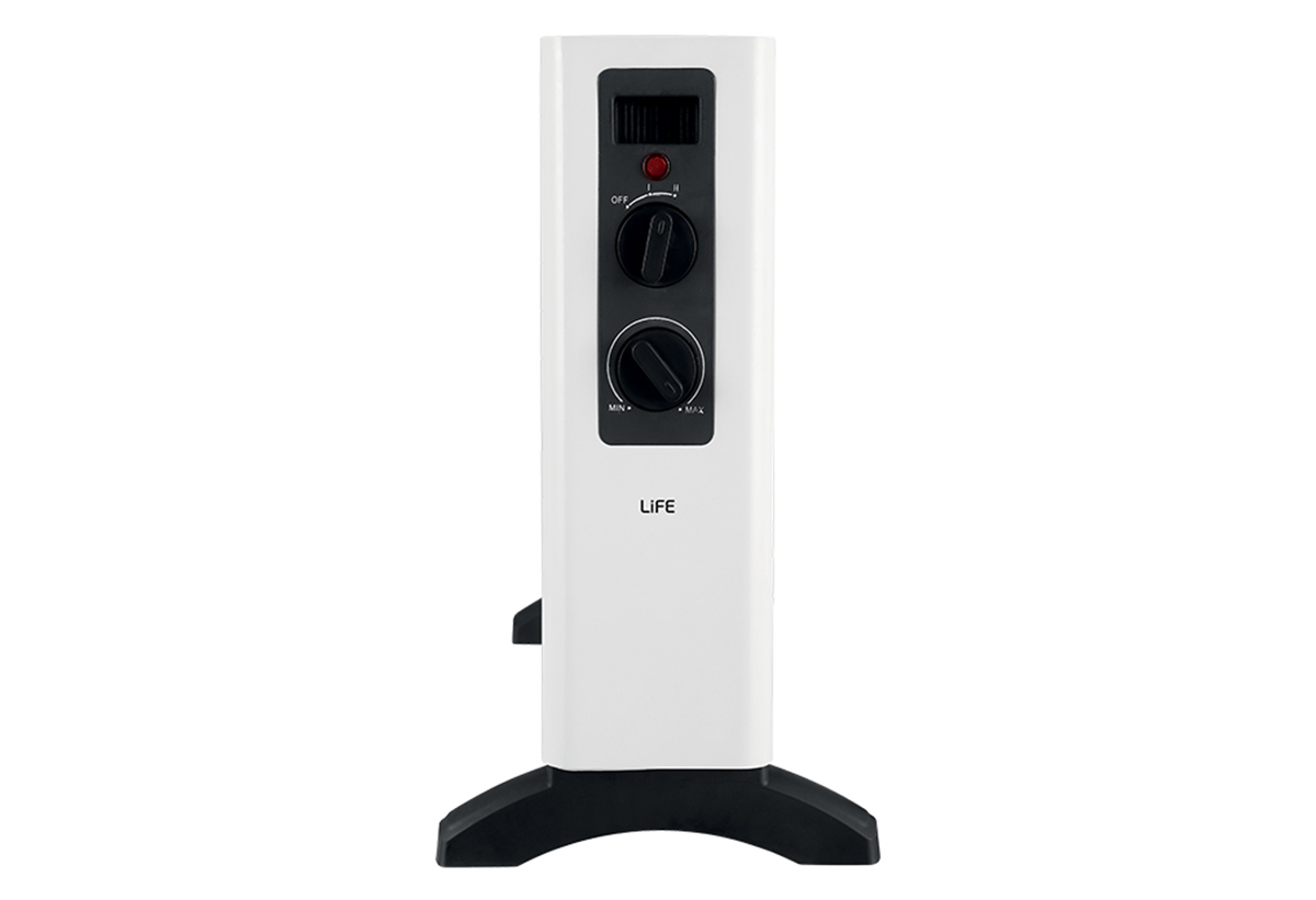 Απεικονίζονται τα κουμπιά ρύθμισης του θερμοπομπού.